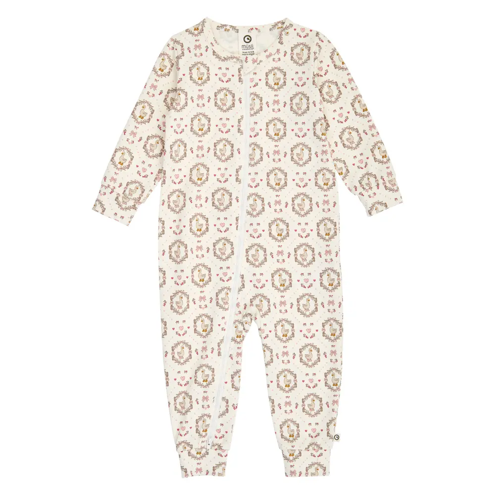 Müsli Heritage Jumpsuit M. Dragkedja - Balsam Cream/ Blush/ Baroque Rose - 68