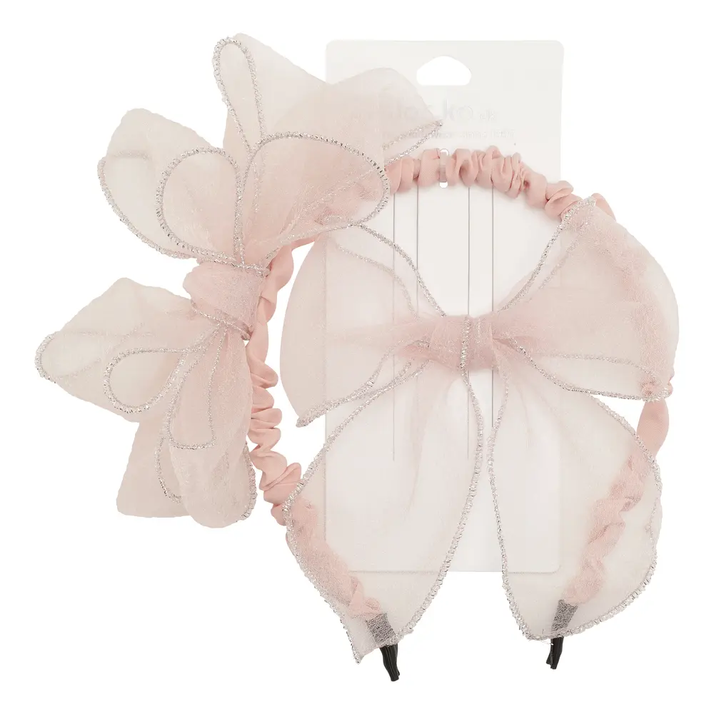 Diadem Kit 2-Pack - Dusty Pink - ONE-SIZE | Barnkläder - Temakläder - Festkläder & tillbehör - Håraccessoarer | BabyMode