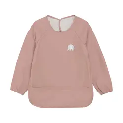 Celavi Långärmad Haklapp - Misty Rose | Baby & Barn - Äta - Haklappar | BabyMode