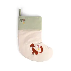 Broderad strumpa - Wonderful Winter - Räv | Leksaker - Jul | BabyMode