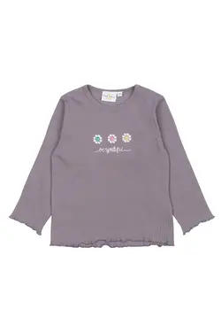 Långärmad Tröja Princess Rib - Gray Ridge | Kläder - Toppar - Blusar | BabyMode