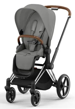 Priam Sittvagn - mirage grey/chrome brown | Barnvagnar | BabyMode