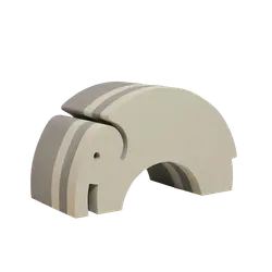 Elefant L24, Grey Zoo | Leksaker - Aktivitetsleksaker - Barnmöbler | BabyMode