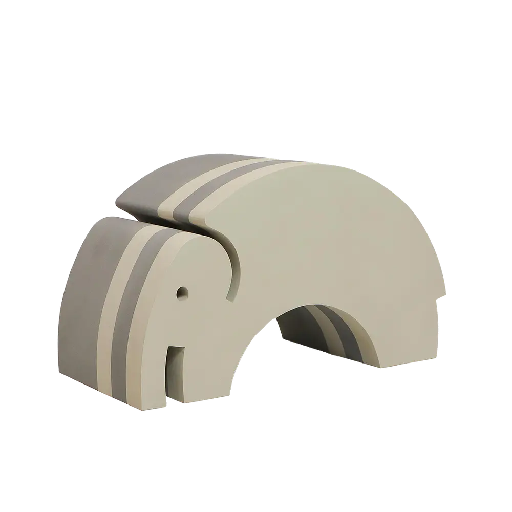 Elefant L24, Grey Zoo