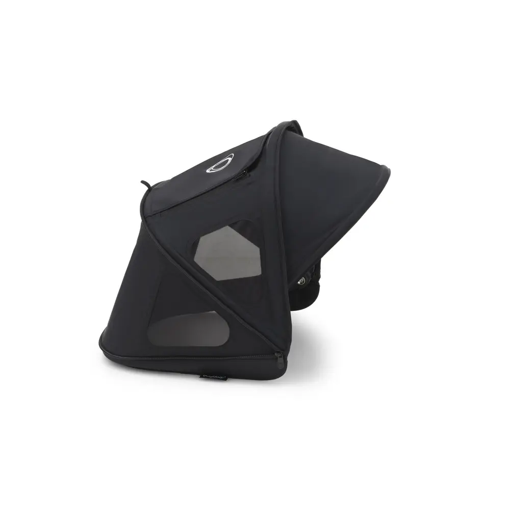 Bugaboo Dragonfly Breezy Sufflett - Midnight Black | Barnvagnar - Barnvagnstillbehör - Parasoll & suffletter | BabyMode