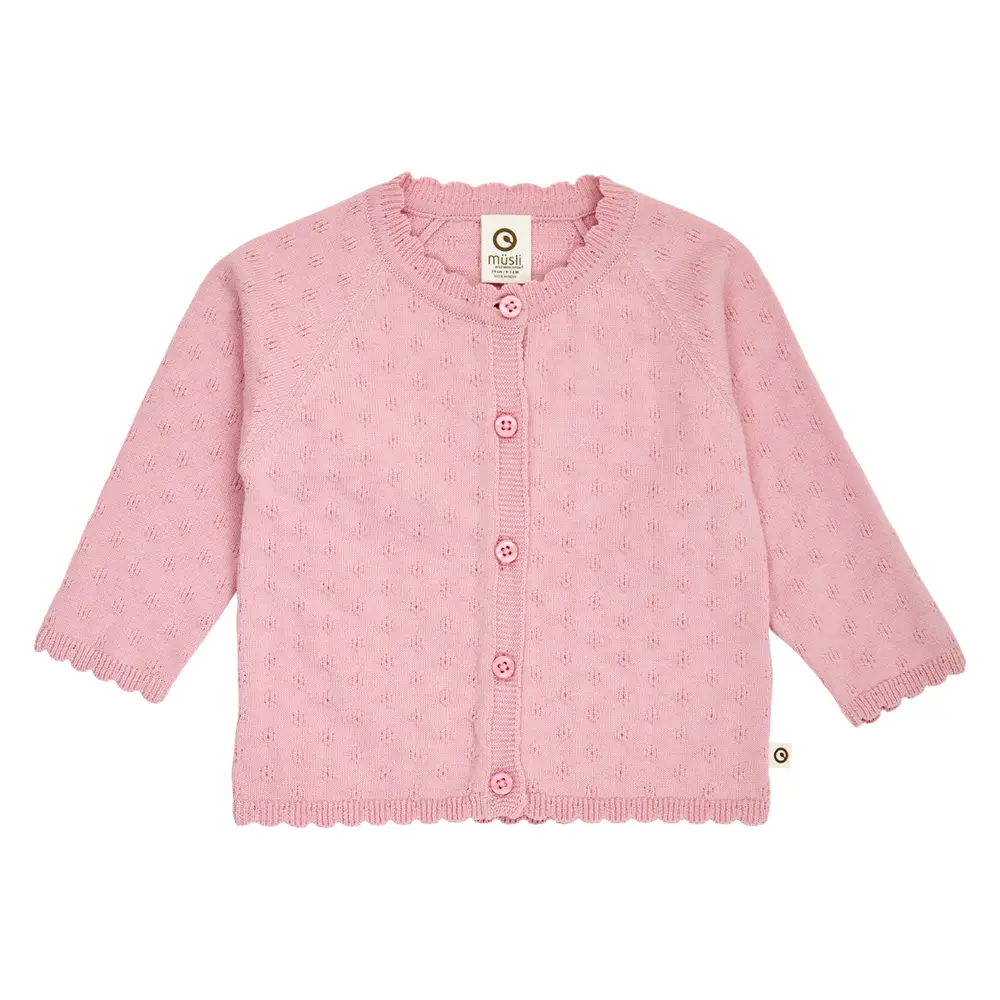 Primrose Stickad Kofta - Nectar - 68 | Barnkläder - Toppar - Koftor, västar & tröjor | BabyMode