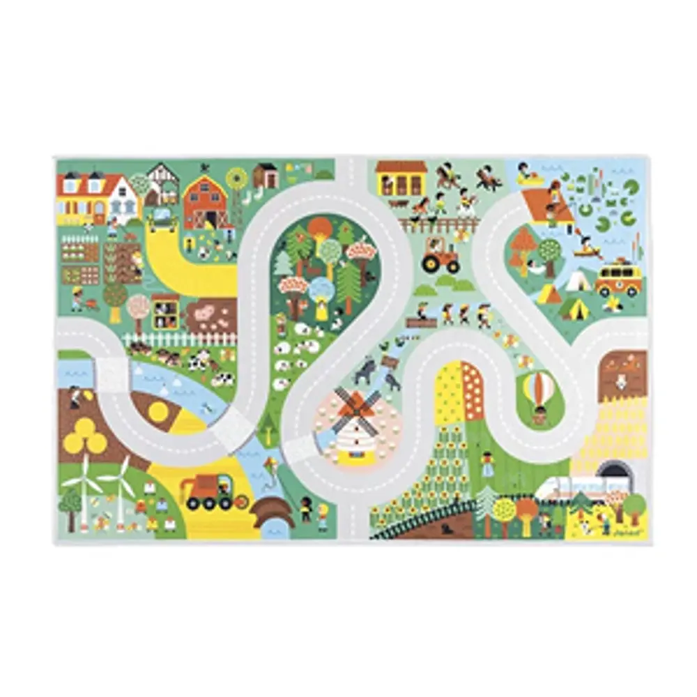 Matta - Cross Roads - Countryside | Leksaker - Babyleksaker - Lekgolv & mattor | BabyMode