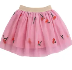 Tyllkjol Cherry Tutu - Rose | Kläder - Temakläder - Festkläder & tillbehör - Festkläder | BabyMode