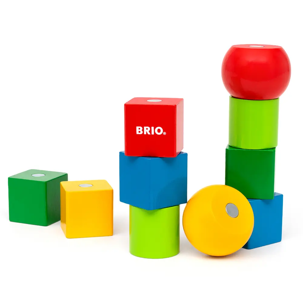 Magnetiska Träklossar | Leksaker - Byggsatser & LEGO - Träklossar | BabyMode