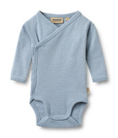 Pil Långärmad Wrap Body - Faded Blue Stripe