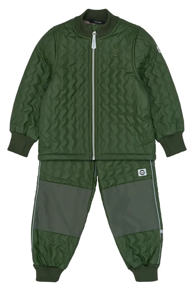 Mikk-Line Fleeceset - Kombu Green - 74