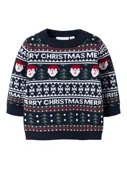 Rastokka Stickad tröja - Dark Sapphire | Kläder - Toppar - Koftor, västar & tröjor | BabyMode