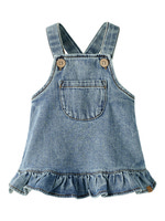 Lil' Atelier Karole Denim Klänning - Medium Blue Denim