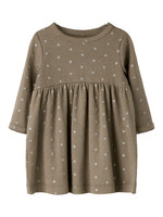 Name It Lona Klänning - Taupe Gray
