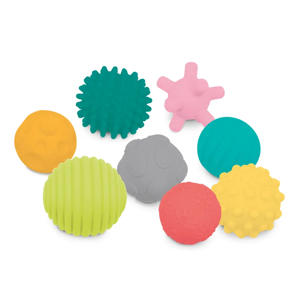 Sensoriska Lekbollar 8st | Leksaker - Babyleksaker - Aktivitetsbollar | BabyMode