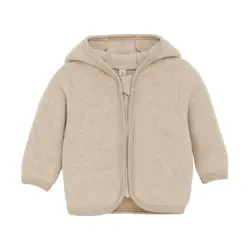 Jakke m. Ører Uld Fleece - 2044 | Kläder - Ull - Ulltröjor | BabyMode