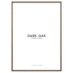 Ram – Mörk ek A3 | Barnrum - Inredningsdetaljer - Ramar | BabyMode