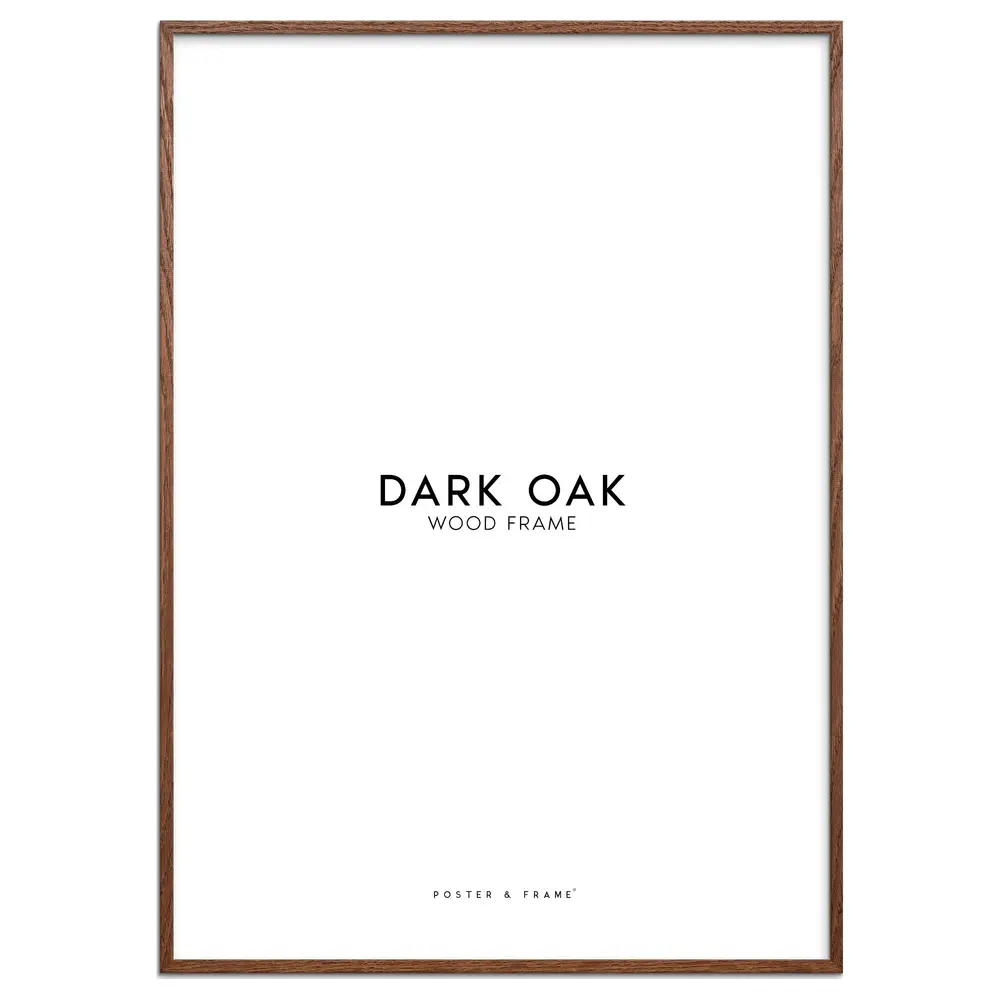 Ram – Mörk ek A3 | Barnrum - Inredningsdetaljer - Ramar | BabyMode