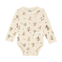 BeKids Långärmad Ullbody - Forest Fog