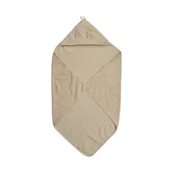 Badcape Organic Sandshell | Baby & Barn - Sköta - Badrockar, ponchos & badlakan | BabyMode