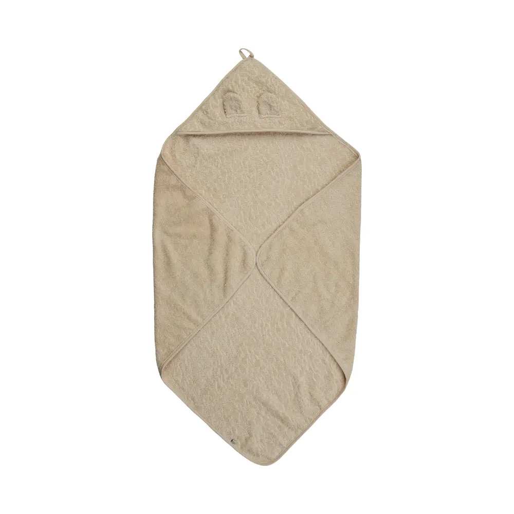 Badcape Organic Sandshell - 83X83 | Baby & Barn - Sköta - Badrockar, ponchos & badlakan | BabyMode