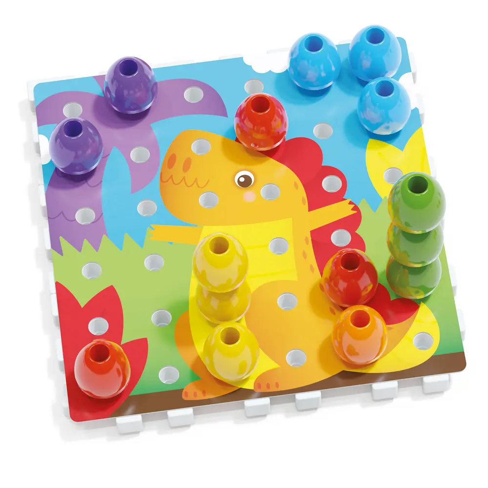 Jumbo Peggy Stiftmosaik (45 delar) | Leksaker - Kreativ lek - Kreativa set | BabyMode