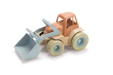 Traktor med Grävskopa Bio-Plast