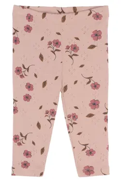 Leggings Picole Pointelle - Adobe Rose | Kläder - Underdelar - Leggings | BabyMode