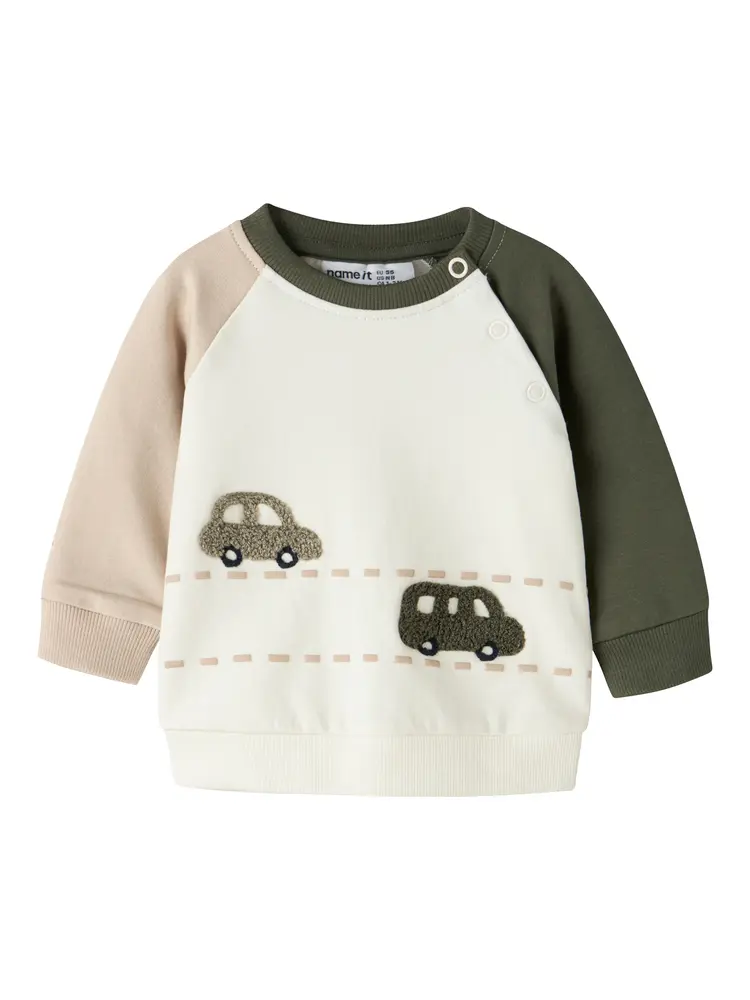 Name It Omand Sweatshirt - Antique White - 86