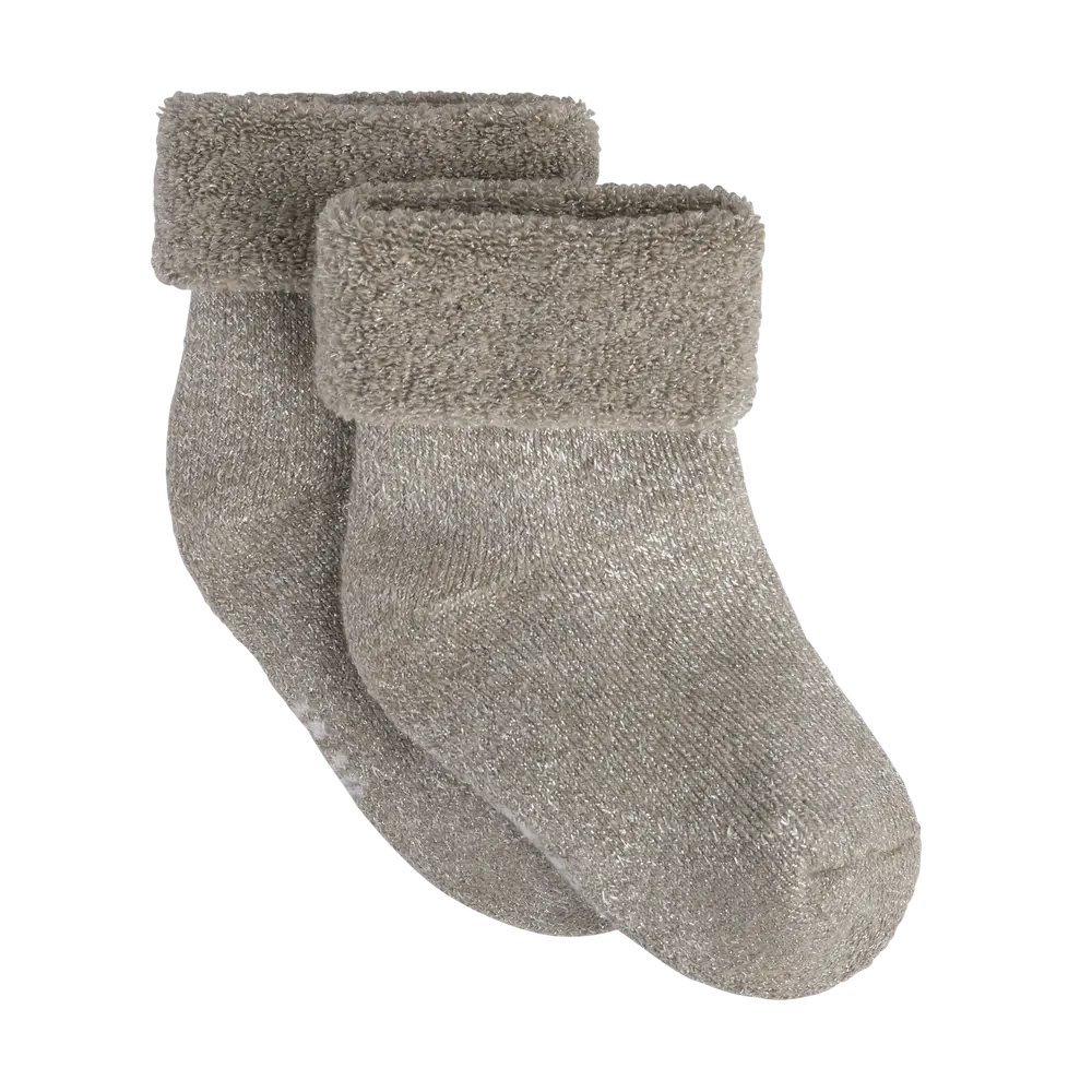BeKids Terry Strumpor 2-Pack - Mocha Meringue - 15\18
