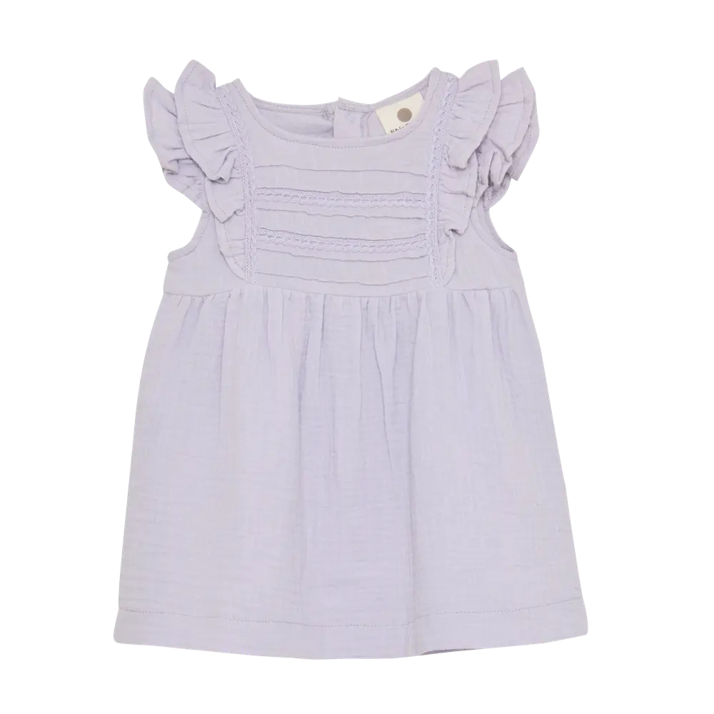 Klänning Muslin - Purple Heather - 56 | Barnkläder - Toppar - Klänningar - Klänningar | BabyMode