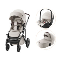 Smile 5Z Lux Duovagn + Baby-Safe RPO - Soft Taupe