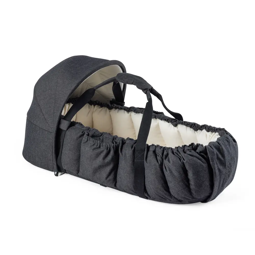 Sebra 3-i-1 Babynest + Sufflett - Grey Melange