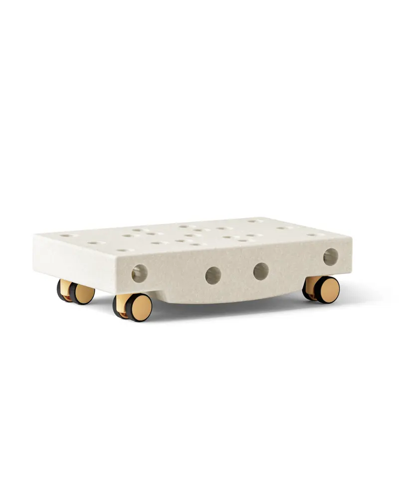 Scooterbräda - Sand Grey/Honey Yellow | Leksaker - Aktivitetsleksaker - Motorikleksaker | BabyMode