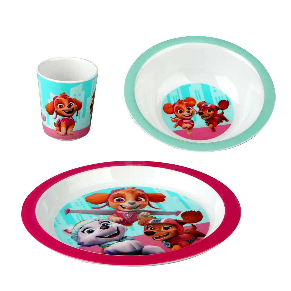 Paw Patrol 3 delar set - Red - 100% Melamin | Baby & Barn - Äta - Barnserviser | BabyMode