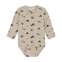 Långärmad Body Sweat - Oxford Tan