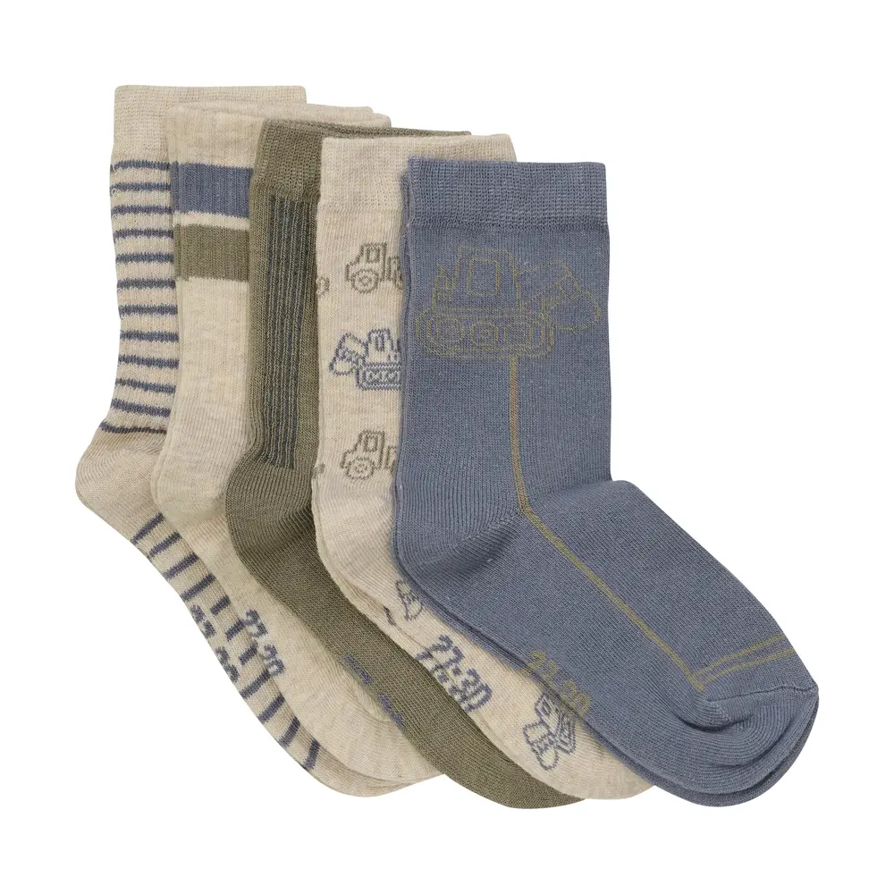 Mönstrade Strumpor 5-pack - 990 - 19/22 | Barnkläder - Strumpor & strumpbyxor - Strumpor | BabyMode