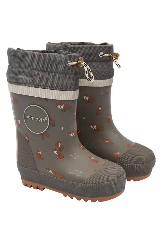 PomPom Brynn Termo Gummistövlar - Bungee Cord Fox  - 31