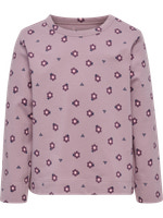 Hummel Långärmad T-Shirt m. Tryck - Sea Fog