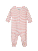 Jumpsuit - Coral/Offwhite