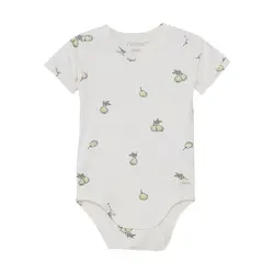 Kortärmad Body - Eggnog | Kläder - Bodys & overaller - Kortärmad body | BabyMode