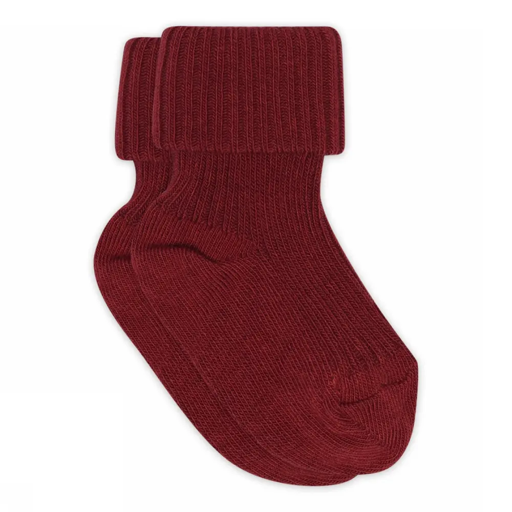 MP Denmark Baby Ankelstrumpor - Karanda Red - 19/21