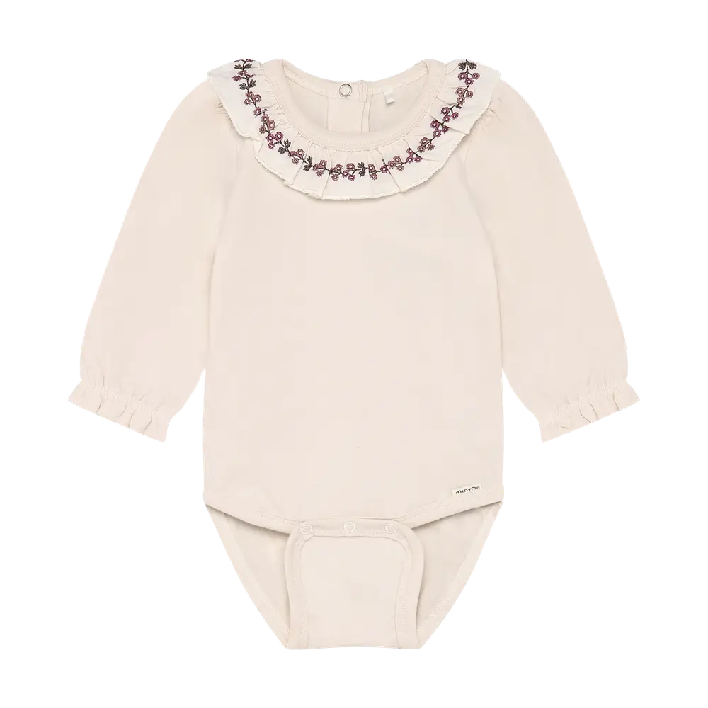 Minymo Långärmad Body - Pink Tint - 74
