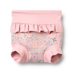 Rita Neoprene Badblöja - Pink Heart Flowers | Barnkläder - Badkläder - Badblöjor | BabyMode