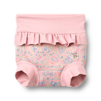 Rita Neoprene Badblöja - Pink Heart Flowers
