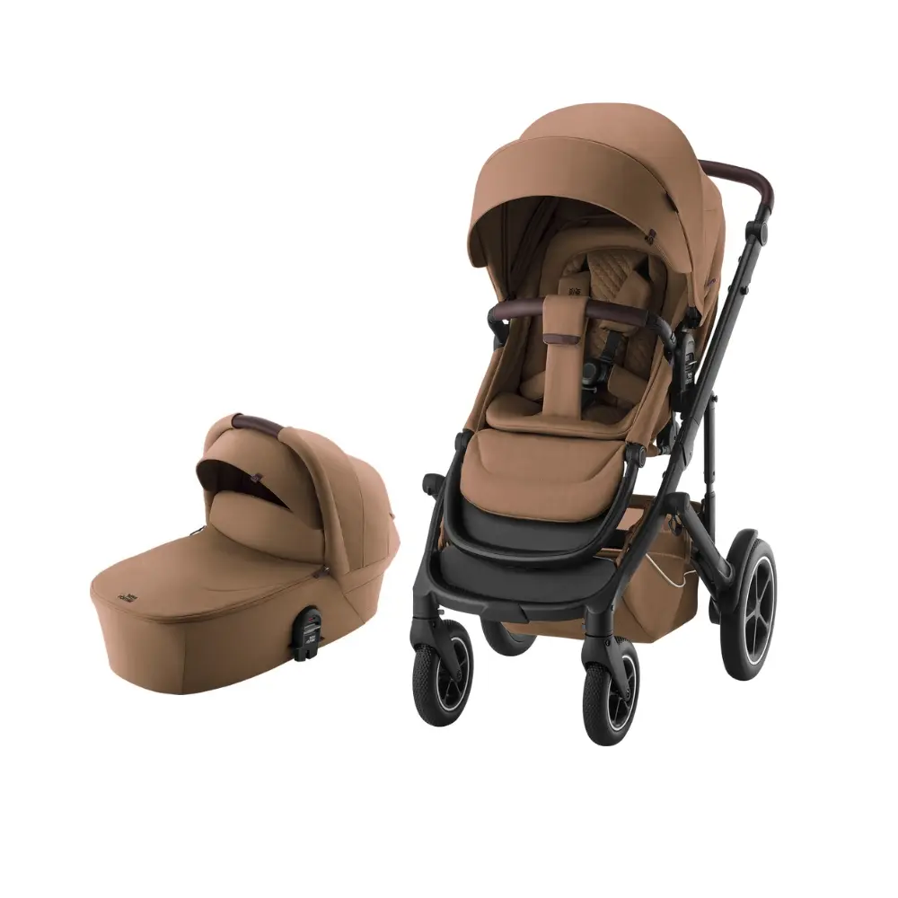 Britax Römer Smile 5Z Lux Barnvagn - Warm Caramel | Barnvagnar - Duovagnar - Alla duovagnar | BabyMode