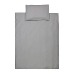 Påslakanset Vagn/Vagga - Grey | Barnrum - Textilier - Sängkläder - Sängkläder för barn | BabyMode