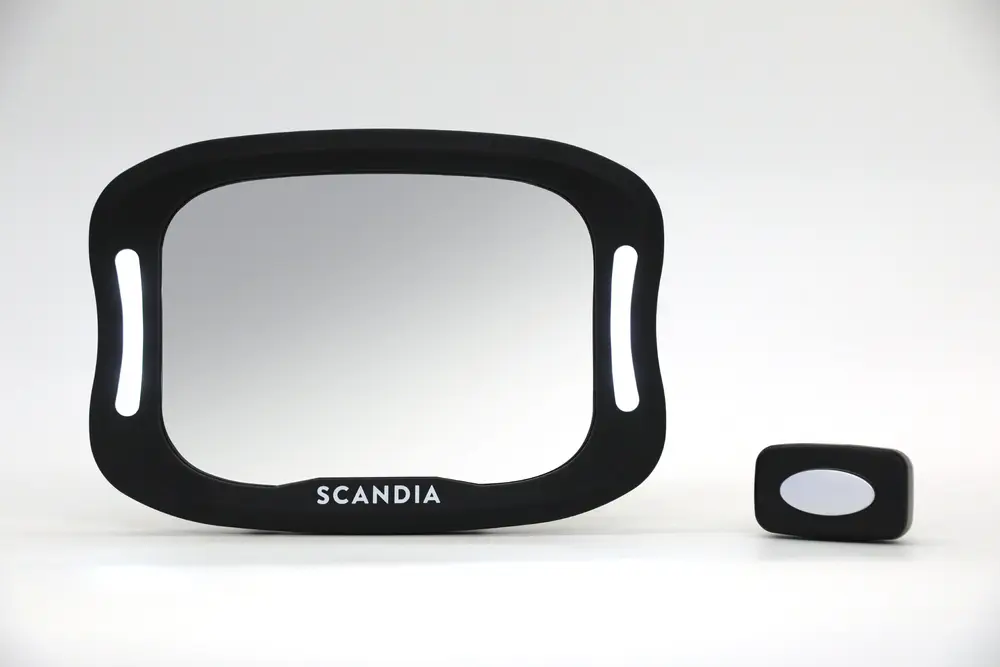 Scandia LED Bilspegel | Bilbarnstolar - Bilbarnstolstillbehör - Bilspeglar | BabyMode