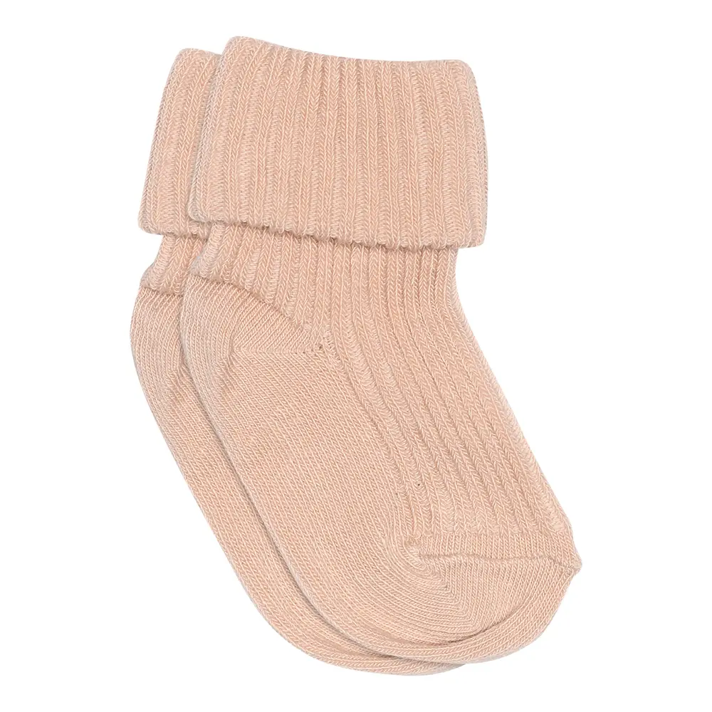 Ankelstrumpo Baby Rib - Rosa - 19-21 | Barnkläder - Strumpor & strumpbyxor - Strumpor | BabyMode