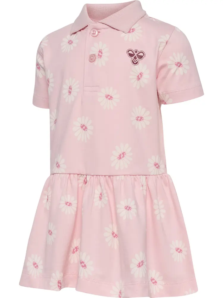 Reg Blommor Polo Klänning - Pale lilac - 110 | Barnkläder - Toppar - Klänningar - Klänningar | BabyMode